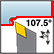 Ext 107.5&deg; App 55&deg; Diamond
